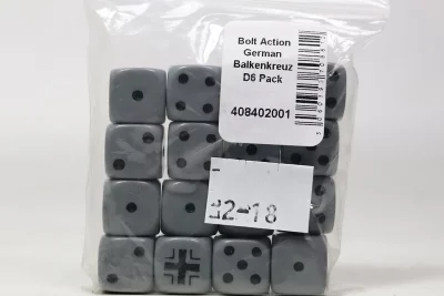 Kości D6 Bol Action German Balkenkreuz. U14 Lt2-18