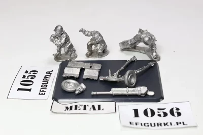 Polish Army Bofors 37mm anti-tank gun. Metal 1055