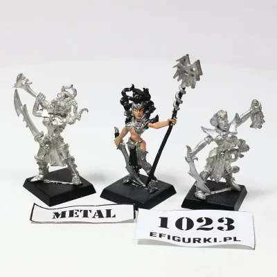 Classic Metal Dark Elves Command. Metal 1023