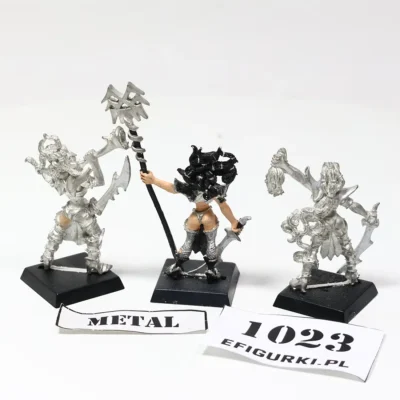 Classic Metal Dark Elves Command. Metal 1023