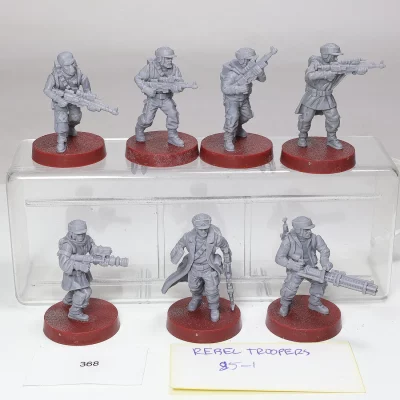 Star Wars Legion Rebel Troopers. Plastik 368 U18