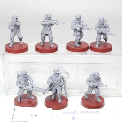 Star Wars Legion Rebel Troopers. Plastik 275 U18
