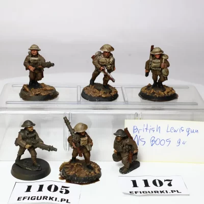 Wielka Wojna Brytyjczycy Lewis Gun. Metal North Star Games 1105-7