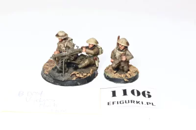 Wielka Wojna Brytyjczycy Vickers. Metal North Star Games 1106