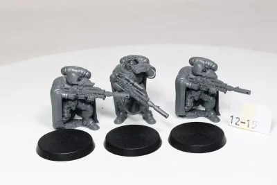 Eliminators Space Marines. Plastik 12-15