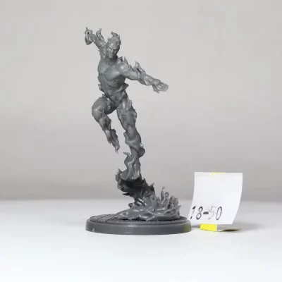 Human torch Marvel Crisis Protocol. 18-50 U18 Plastik