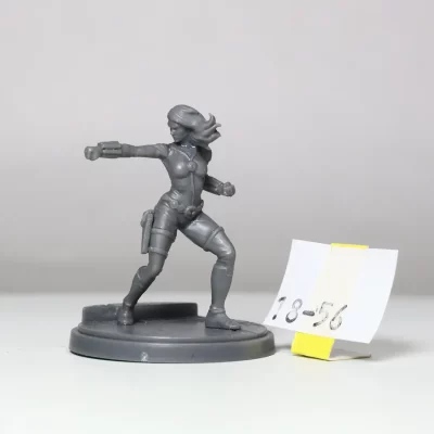 Black Widow Marvel Crisis Protocol. 18-56 U18 Plastik