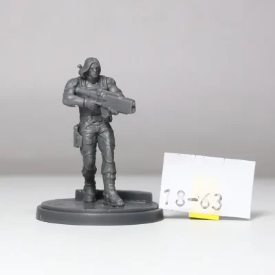 Winter Solider Marvel Crisis Protocol. 18-63 U18 Plastik