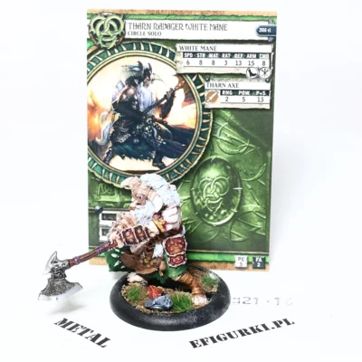 Tharn Ravager White Mane Circle Metal. lt21-16