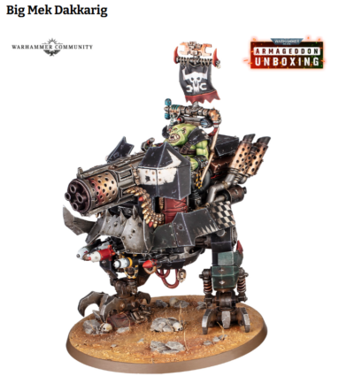 Big Mek Dakkarig Plastik Armageddon.