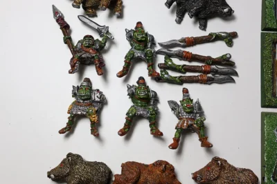 Orc Ork Boar Riders. 3531-2