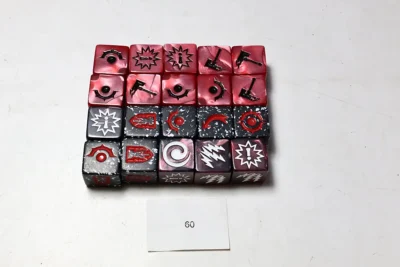 Direchasm Grand Alliance Chaos Dice Pack. Underworlds. Plstik 60 U38