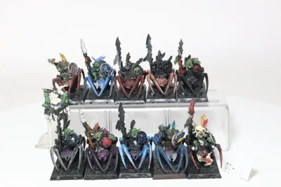 Night Goblin Spider Rider. 1-60 Plastik 10 szt