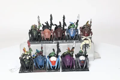 Night Goblin Spider Rider. 1-60 Plastik 10 szt