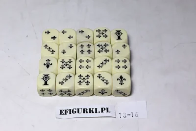 Kości Adepta Sororitas Plastik. 13-16