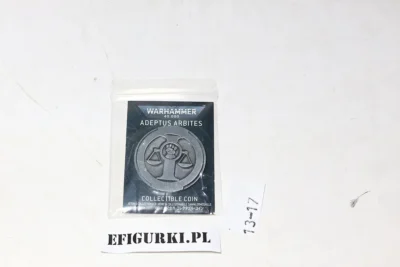 Adeptus Arbites coin rzeton. Metal 13-17