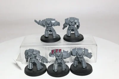 Cataphractii Terminator Squad. Plastik 12-55