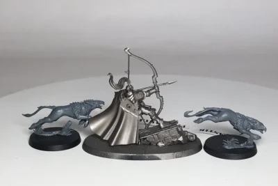 Knight-Judicator with Gryph-hounds. Brak kołczanu. 23-XX